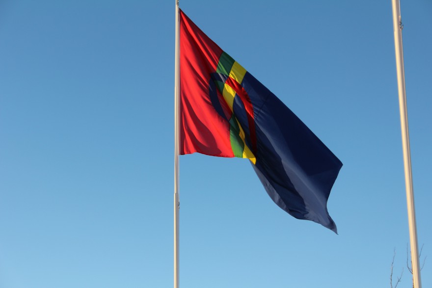 Bilde av samisk flagg