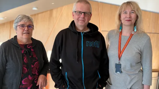 Kaisa Rautio Helander, Torkel Rasmussen ja Annika Pasanen