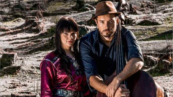 Bilde av duoen Arvvas med Sara Marielle Gaup Beaska og Steinar Raknes