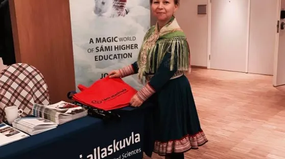 Bilde av Inger Anne Siri Triumf på Sami Parliamentarian Councils' Youth Conference 2017