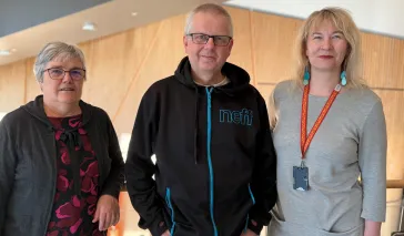 Kaisa Rautio Helander, Torkel Rasmussen ja Annika Pasanen